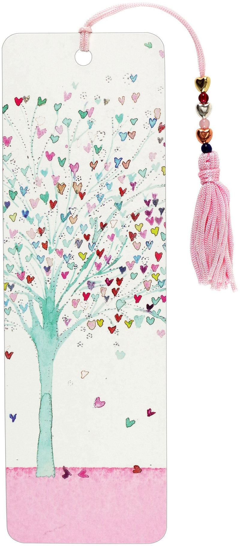 Beaded Bookmark: Tree of Hearts - SpectrumStore SG