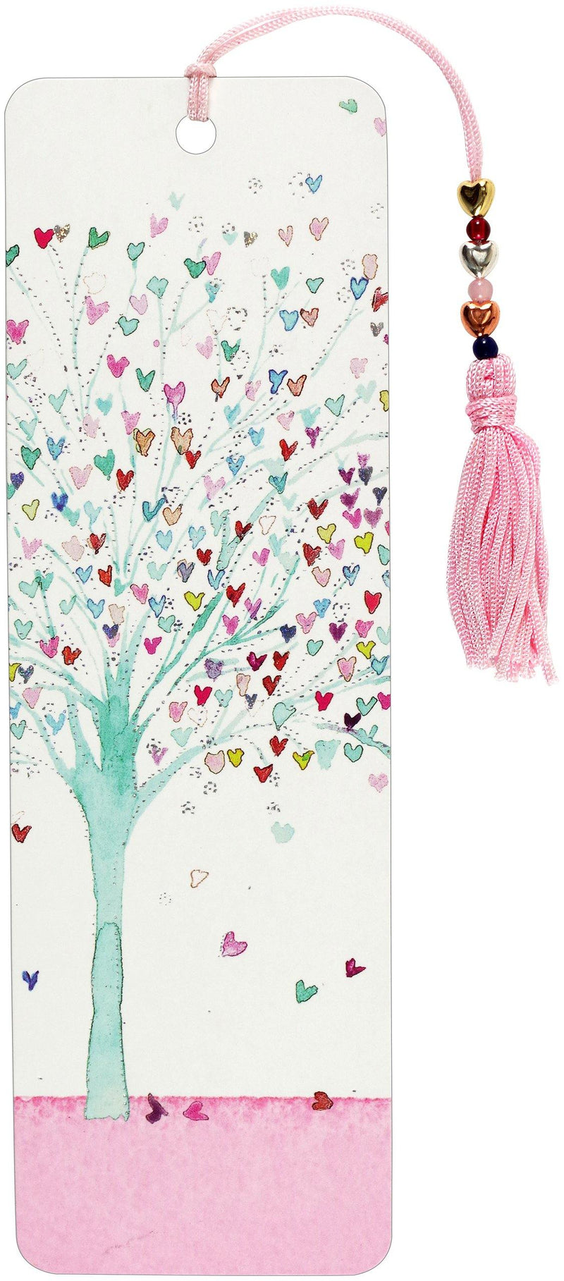 Beaded Bookmark: Tree of Hearts - SpectrumStore SG