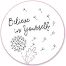 Believe In Yourself Embroidery Pattern Transfers - SpectrumStore SG