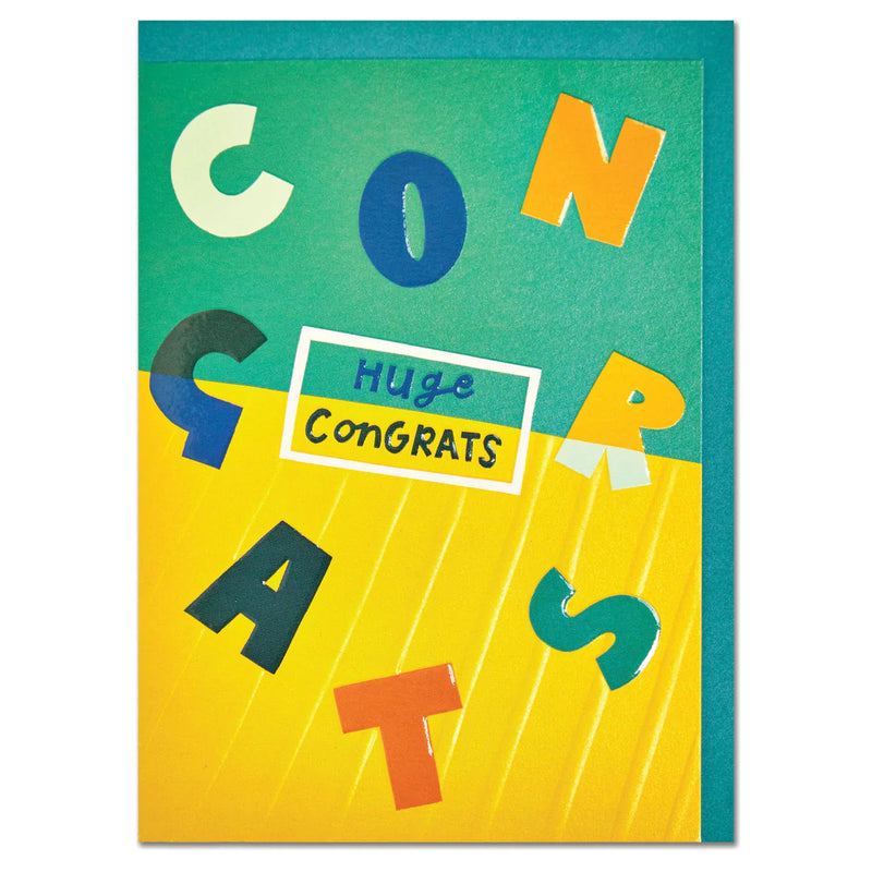 Big And Bold 'Huge Congrats' Card - SpectrumStore SG
