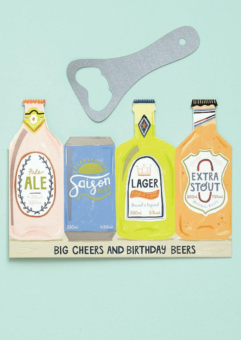 Big Cheers And Birthday Beers Card - SpectrumStore SG