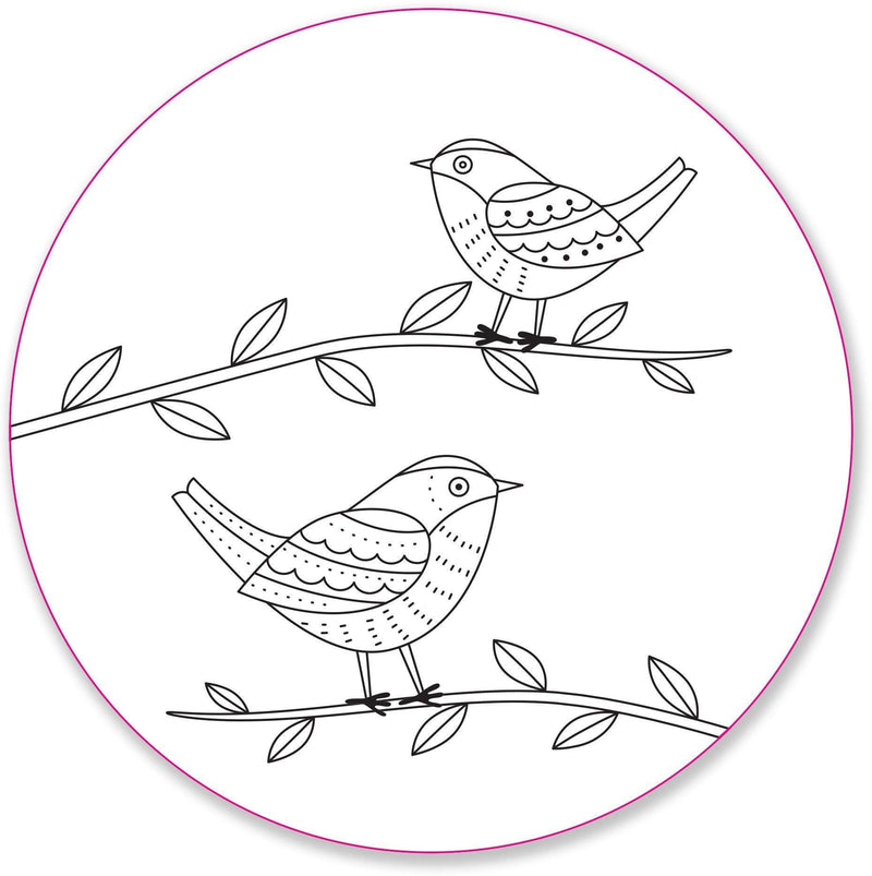 Birds Embroidery Pattern Transfers - SpectrumStore SG