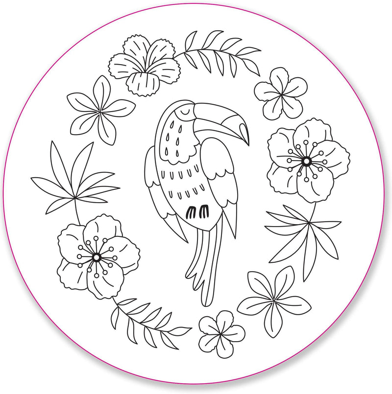 Birds Embroidery Pattern Transfers - SpectrumStore SG