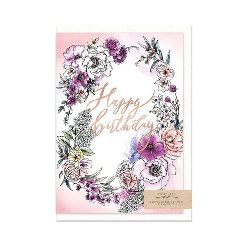 Blooming Birthday Floral Card - SpectrumStore SG