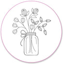 Blooms & Succulents Embroidery Pattern Transfers - SpectrumStore SG