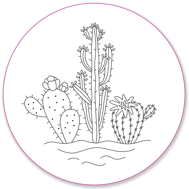 Blooms & Succulents Embroidery Pattern Transfers - SpectrumStore SG