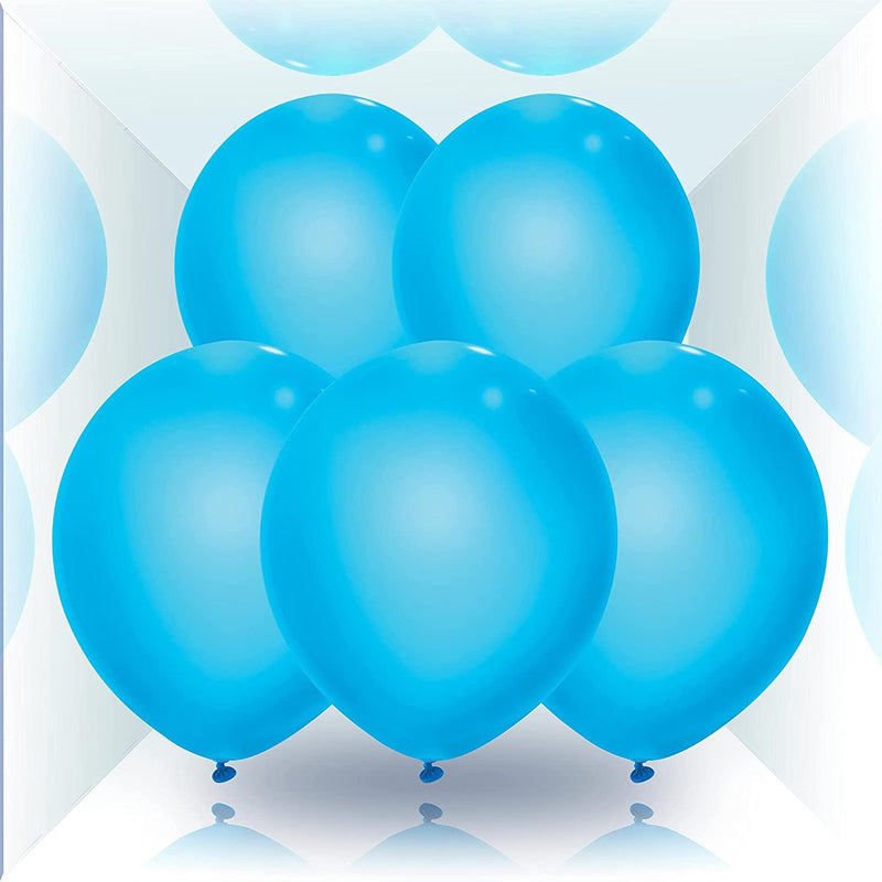 Blue Light Up Balloons - 5 Pack - SpectrumStore SG