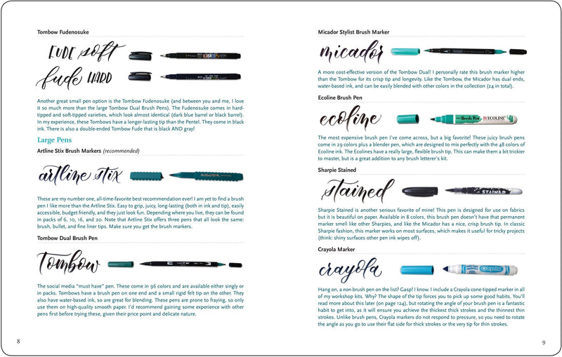 Brush Lettering from A to Z - SpectrumStore SG