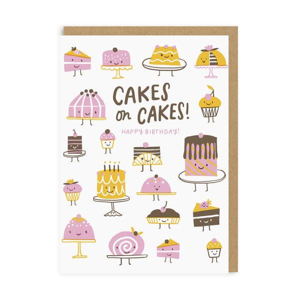 Cakes On Cakes Greeting Card - SpectrumStore SG