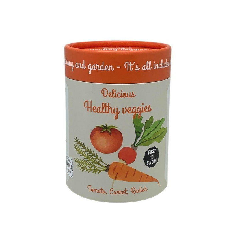 Canister Collection: Veggies (Raddish, Tomato, Carrot) - SpectrumStore SG
