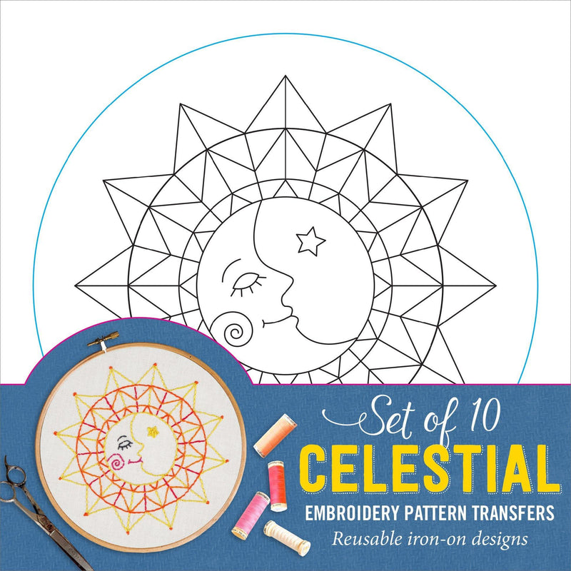 Celestial Embroidery Pattern Transfers - SpectrumStore SG