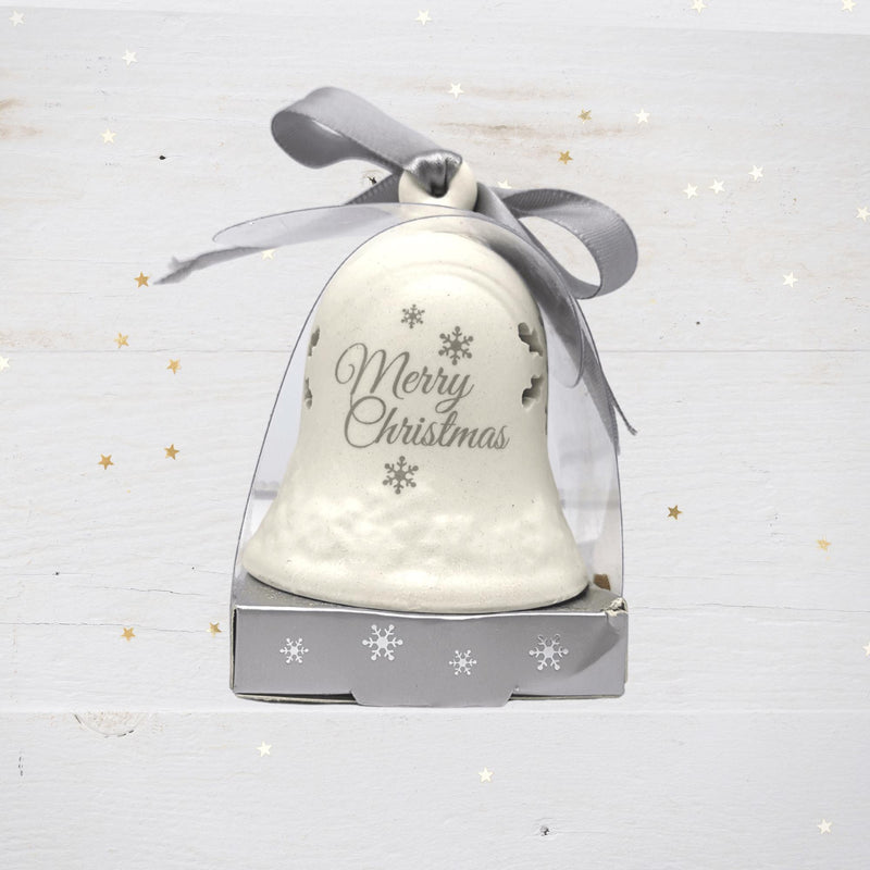 Ceramic Christmas Bell: Blessed - SpectrumStore SG