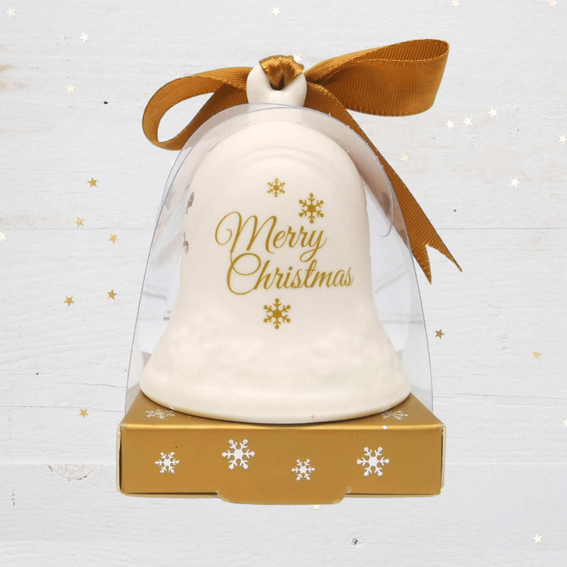 Ceramic Christmas Bell: Joy - SpectrumStore SG