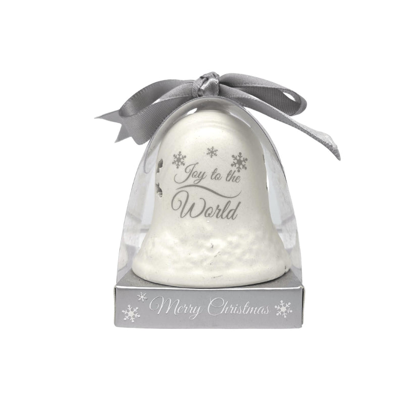 Ceramic Christmas Bell: Joy To The World - SpectrumStore SG