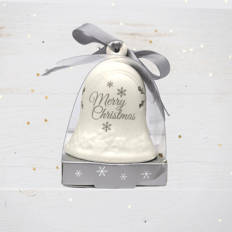 Ceramic Christmas Bell: Joy To The World - SpectrumStore SG