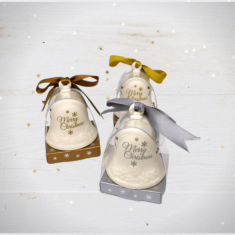 Ceramic Christmas Bell: Love - SpectrumStore SG