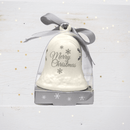 Ceramic Christmas Bell: Motive With Cross - SpectrumStore SG