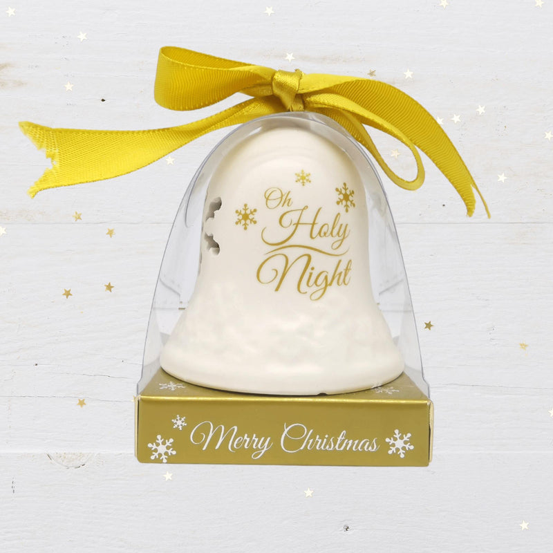 Ceramic Christmas Bell: Oh Holy Night - SpectrumStore SG