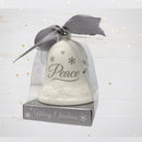 Ceramic Christmas Bell: Peace - SpectrumStore SG