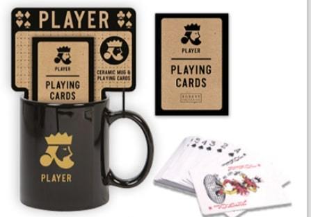 Ceramic Mug and Playing Card Gift Set - SpectrumStore SG