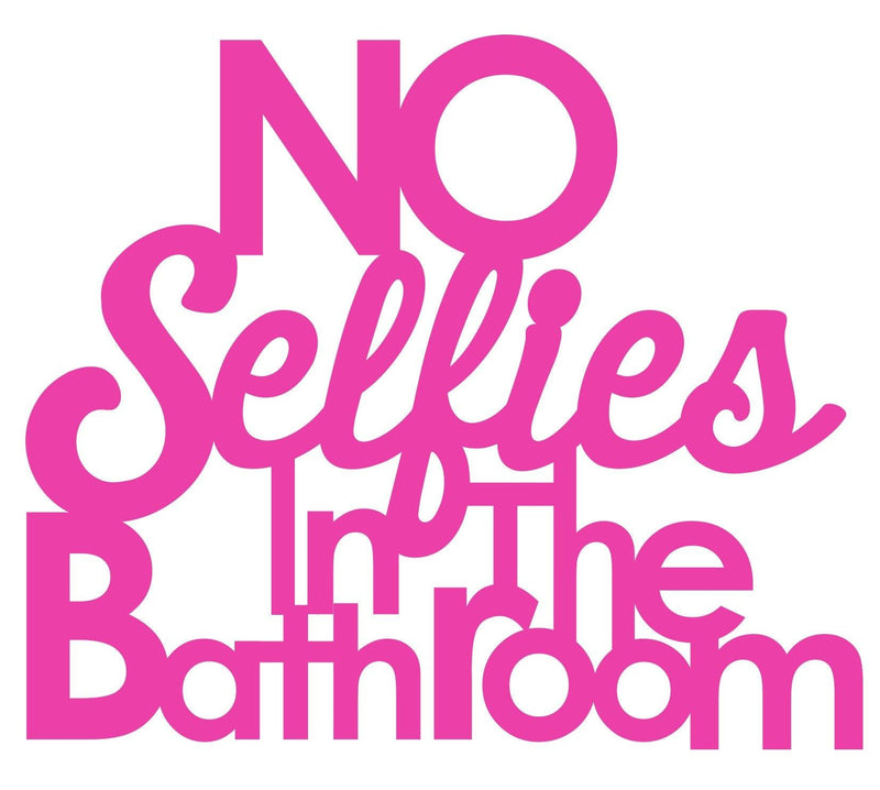 Chatter Wall: NO SELFIES - SpectrumStore SG