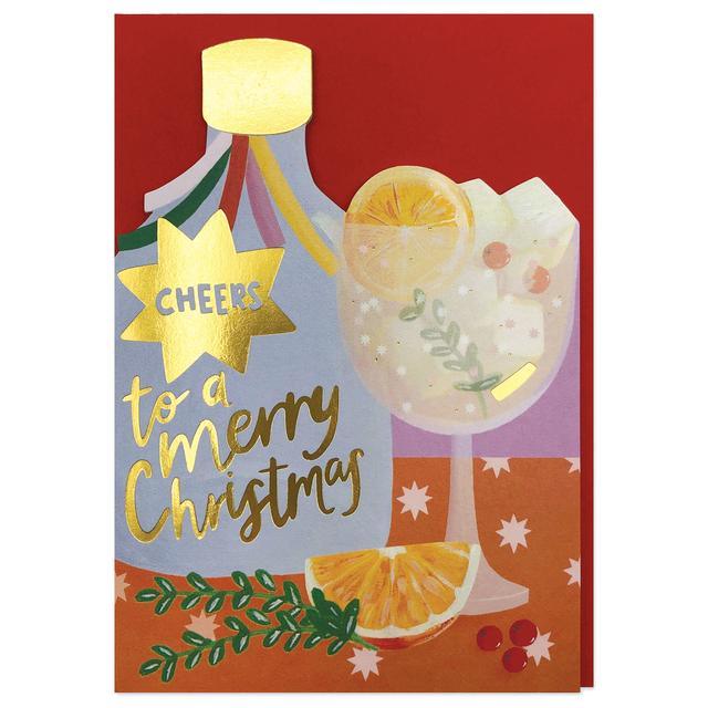 ‘Cheers to a Merry Christmas’ Cocktail Card - SpectrumStore SG