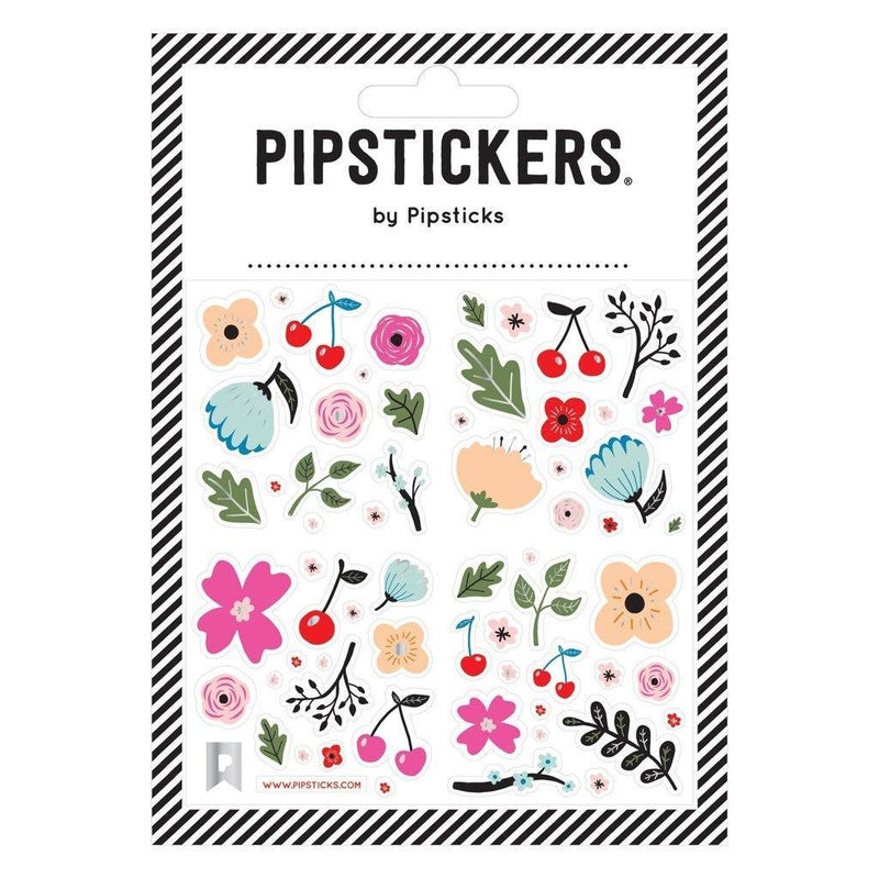 Cherries & Flowers Sticker - SpectrumStore SG