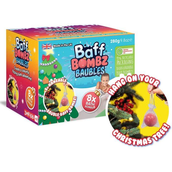Christmas Baff Bombz Baubles (8 counters) - SpectrumStore SG