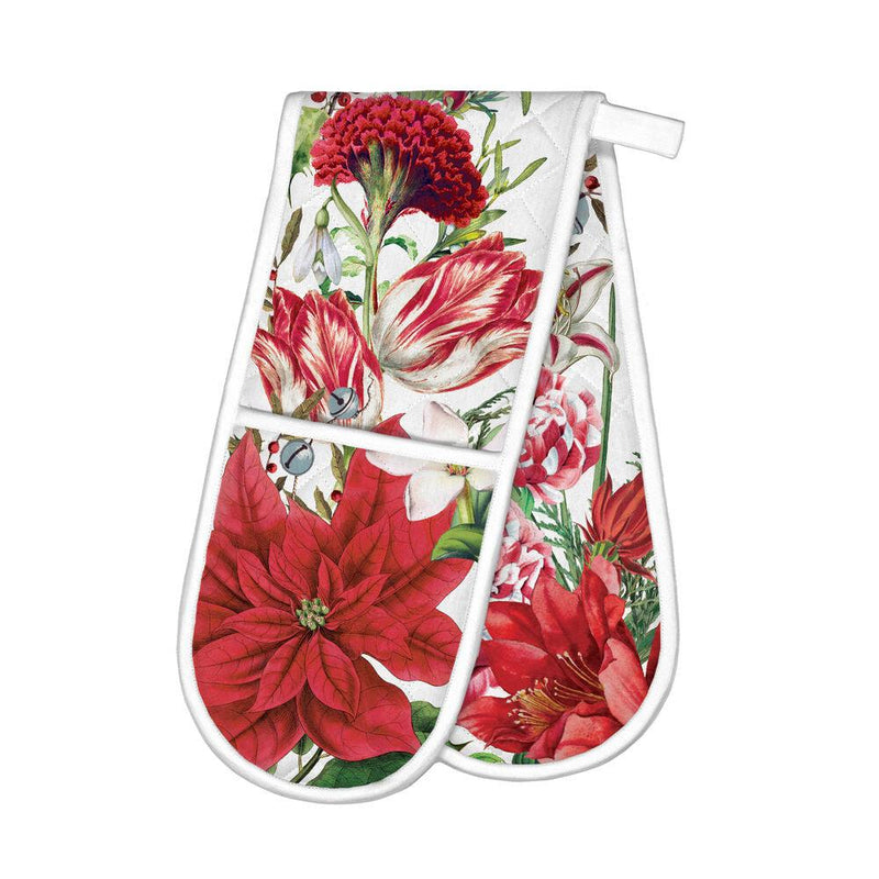 Christmas Bouquet Double Oven Glove - SpectrumStore SG