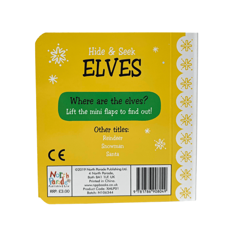 Christmas Hide & Seek Lift-the-Flap Mini Board Books - Elves - SpectrumStore SG