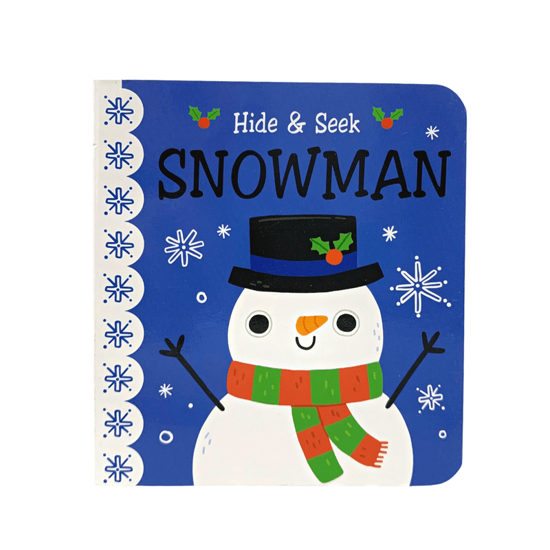 Christmas Hide & Seek Lift-the-Flap Mini Board Books - Snowman - SpectrumStore SG