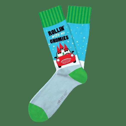 Christmas Socks: Rollin With My Gnomies - SpectrumStore SG