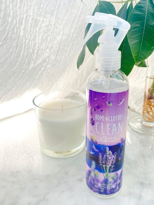 CLEAN Fresh & Botanical Natural Fabric Spray <Healing Lavender> - SpectrumStore SG