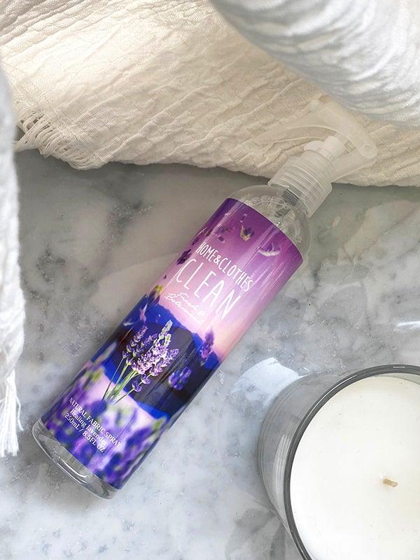 CLEAN Fresh & Botanical Natural Fabric Spray <Healing Lavender> - SpectrumStore SG