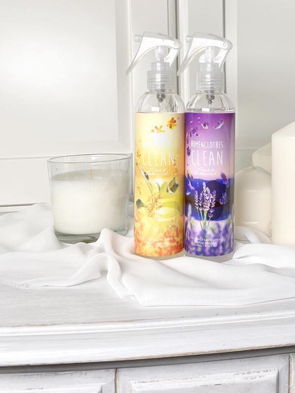 CLEAN Fresh & Botanical Natural Fabric Spray <Healing Lavender> - SpectrumStore SG