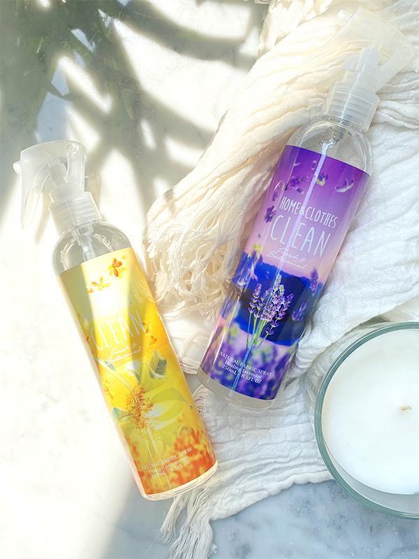 CLEAN Fresh & Botanical Natural Fabric Spray <Healing Lavender> - SpectrumStore SG