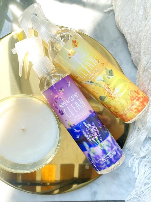 CLEAN Fresh & Botanical Natural Fabric Spray <Healing Lavender> - SpectrumStore SG