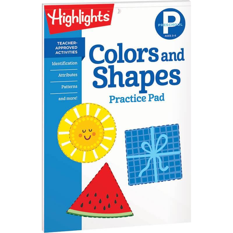Colors and Shapes Practice Pad, Preschool - SpectrumStore SG