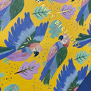 Colourful Parrot Pattern 'Happy Birthday' Card - SpectrumStore SG