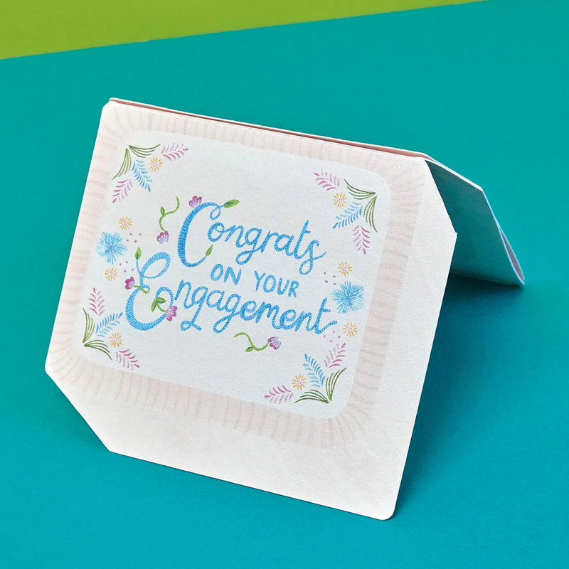'Congrats On Your Engagement' 3D Pop Out Card - SpectrumStore SG