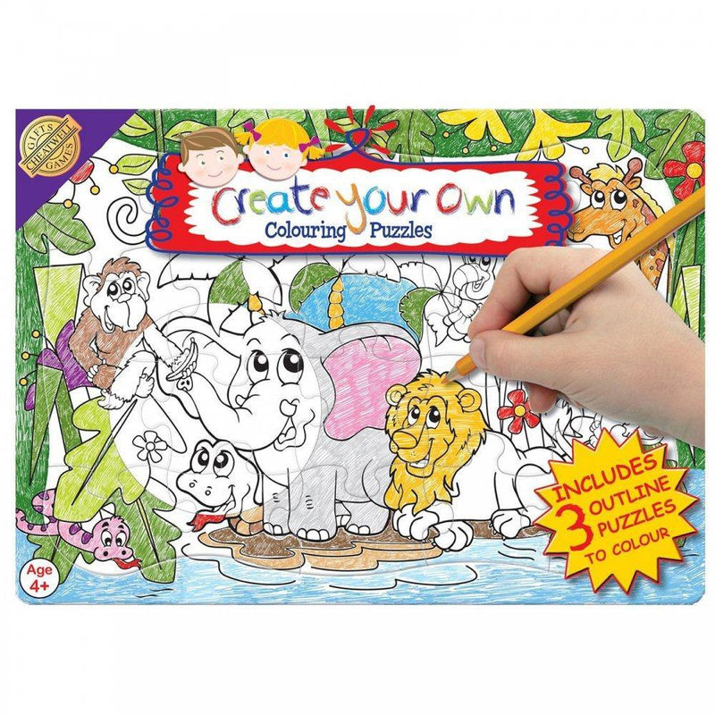 Create Your Own: Colouring Puzzle - SpectrumStore SG