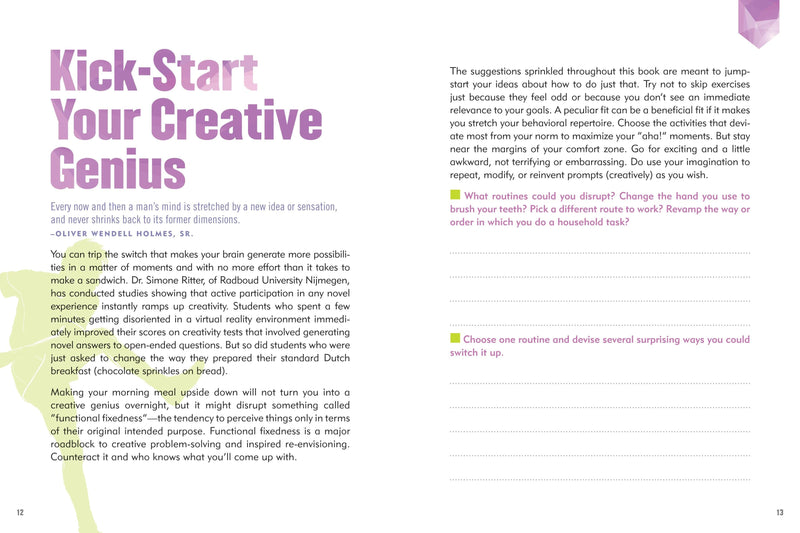 Creative Boot Camp - An Interactive Journal To Jumpstart Your Creativity - SpectrumStore SG
