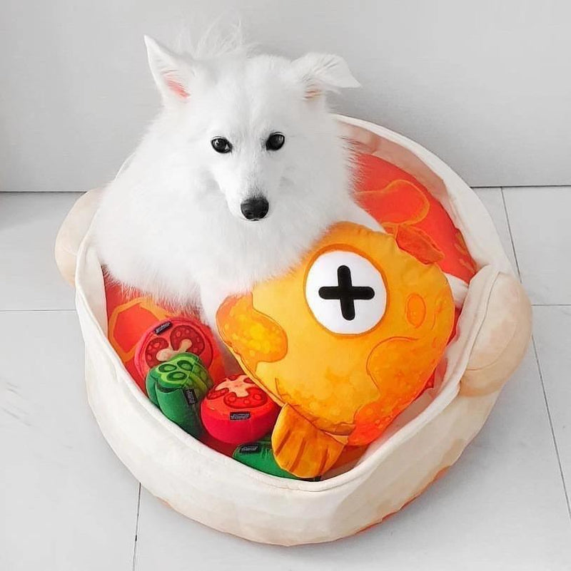 Curry Fish Head Pet Bed Set - SpectrumStore SG