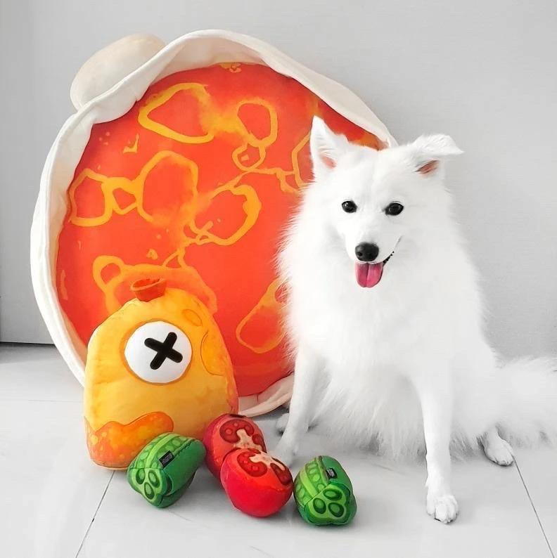 Curry Fish Head Pet Bed Set - SpectrumStore SG