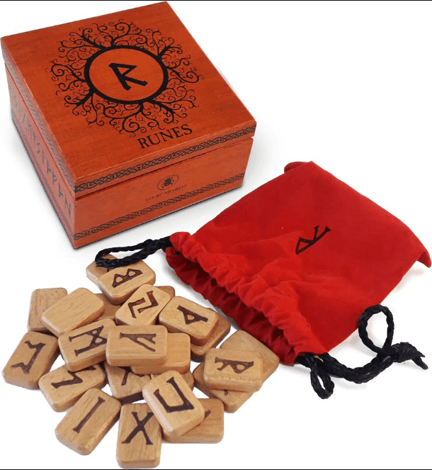 Deluxe Wooden Runes - SpectrumStore SG