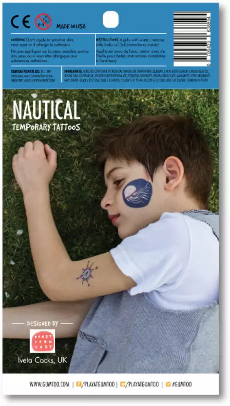 Designer Temporary Tattoos: Nautical - SpectrumStore SG