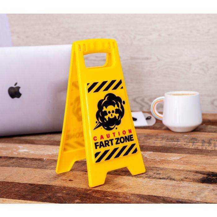 Desk Warning Sign - Fart Zone - SpectrumStore SG