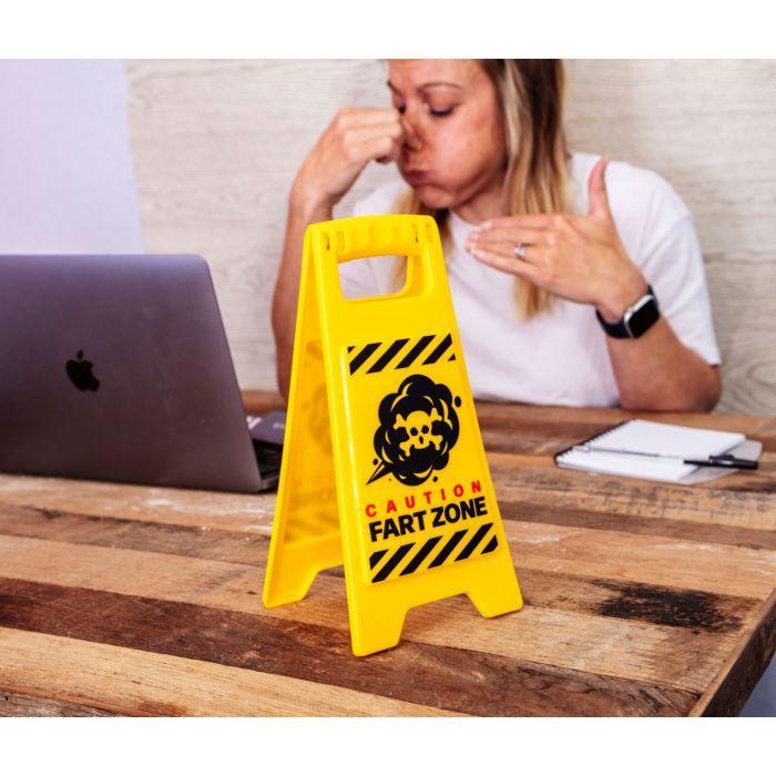 Desk Warning Sign - Fart Zone - SpectrumStore SG