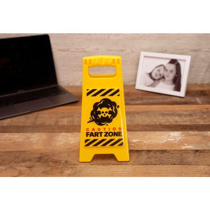 Desk Warning Sign - Fart Zone - SpectrumStore SG