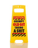 Desk Warning Sign - Grumpy Git - SpectrumStore SG